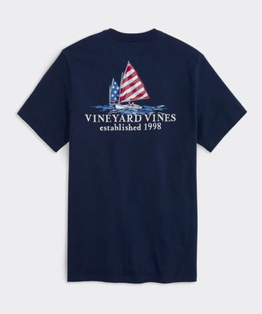 Americana Sails Short-Sleeve Pocket TeeAmericana Sails Short-Sleeve Pocket Tee