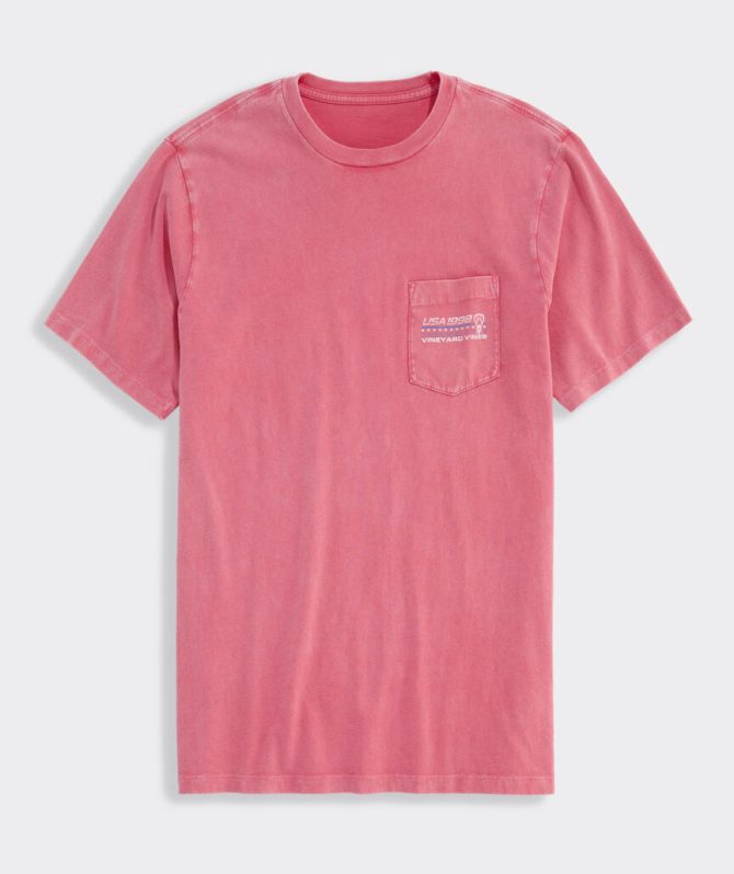 Drift Dye USA Lacrosse Short-Sleeve Pocket TeeDrift Dye USA Lacrosse Short-Sleeve Pocket Tee - Image 3