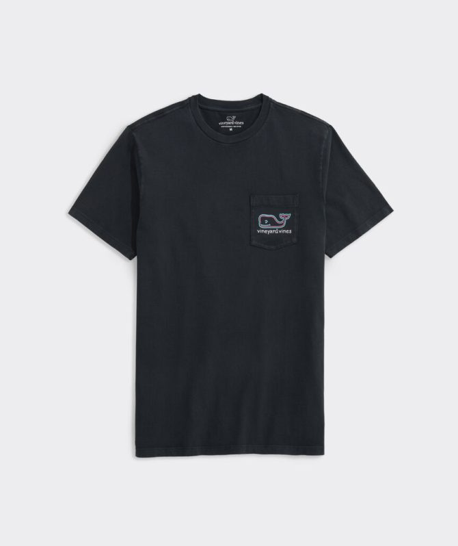 Drift Dye Neon Sign Vacay Mode Short-Sleeve Pocket TeeDrift Dye Neon Sign Vacay Mode Short-Sleeve Pocket Tee - Image 3