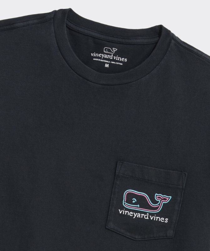 Drift Dye Neon Sign Vacay Mode Short-Sleeve Pocket TeeDrift Dye Neon Sign Vacay Mode Short-Sleeve Pocket Tee - Image 4