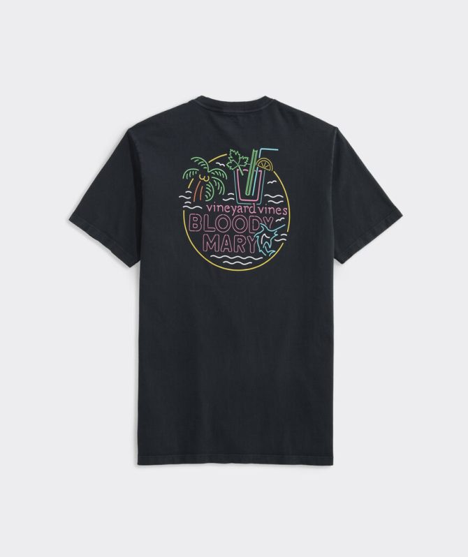 Drift Dye Neon Sign Vacay Mode Short-Sleeve Pocket TeeDrift Dye Neon Sign Vacay Mode Short-Sleeve Pocket Tee
