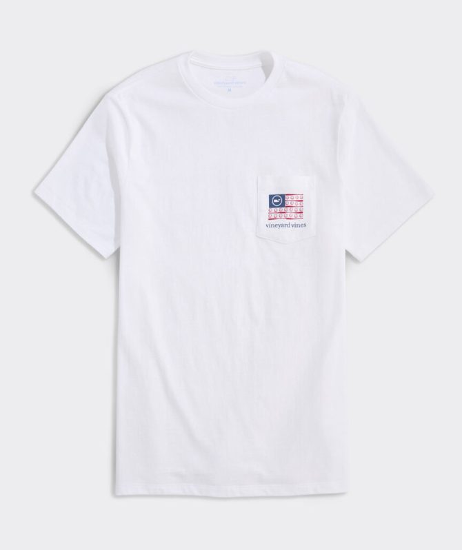 Baseball Flag Short-Sleeve Pocket TeeBaseball Flag Short-Sleeve Pocket Tee - Image 3