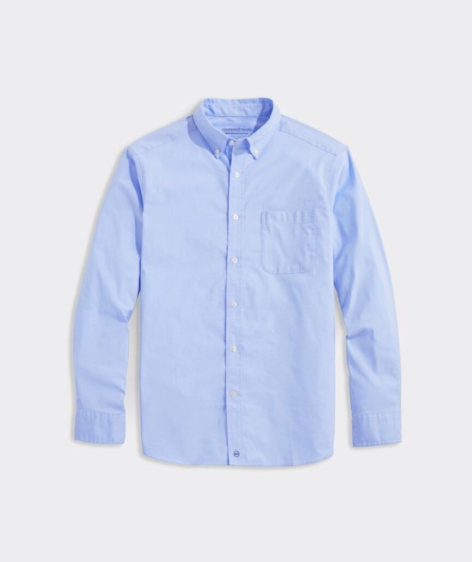 Breakwater Solid Performance Cotton ShirtBreakwater Solid Performance Cotton Shirt - Image 4