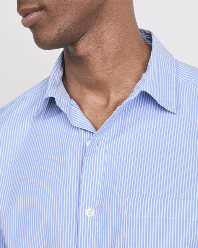 Tiburon Stripe Performance Cotton Short-Sleeve ShirtTiburon Stripe Performance Cotton Short-Sleeve Shirt - Image 5