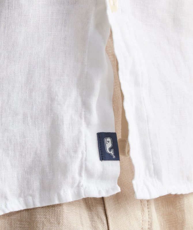 Surfside Solid Linen Short Sleeve ShirtSurfside Solid Linen Short Sleeve Shirt - Image 7