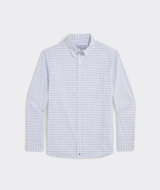 Moorings Tattersall Performance Cotton ShirtMoorings Tattersall Performance Cotton Shirt - Image 3