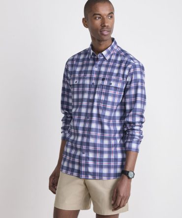 Markoe Plaid Performance Harbor ShirtMarkoe Plaid Performance Harbor Shirt