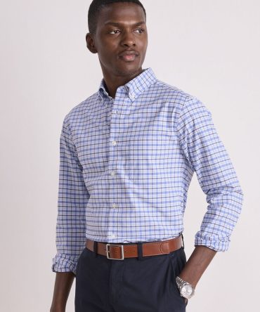 Bellamy Plaid Performance Cotton ShirtBellamy Plaid Performance Cotton Shirt