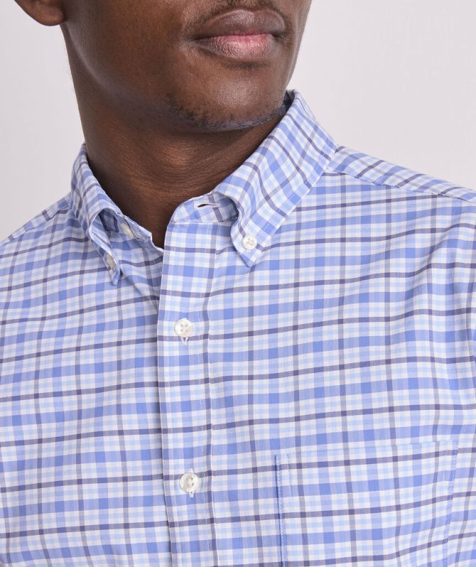 Bellamy Plaid Performance Cotton ShirtBellamy Plaid Performance Cotton Shirt - Image 6