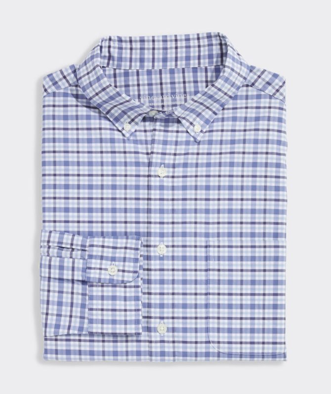 Bellamy Plaid Performance Cotton ShirtBellamy Plaid Performance Cotton Shirt - Image 2