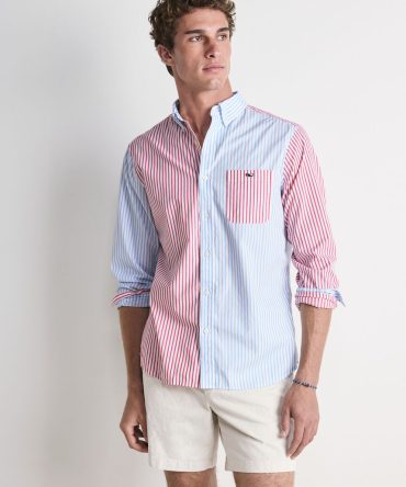 Seabird Stripe Perfect Wash Poplin Party ShirtSeabird Stripe Perfect Wash Poplin Party Shirt