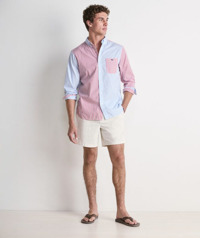 Seabird Stripe Perfect Wash Poplin Party ShirtSeabird Stripe Perfect Wash Poplin Party Shirt - Image 4
