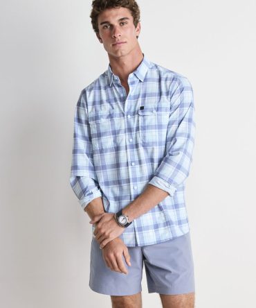 Largo Plaid Performance Harbor ShirtLargo Plaid Performance Harbor Shirt