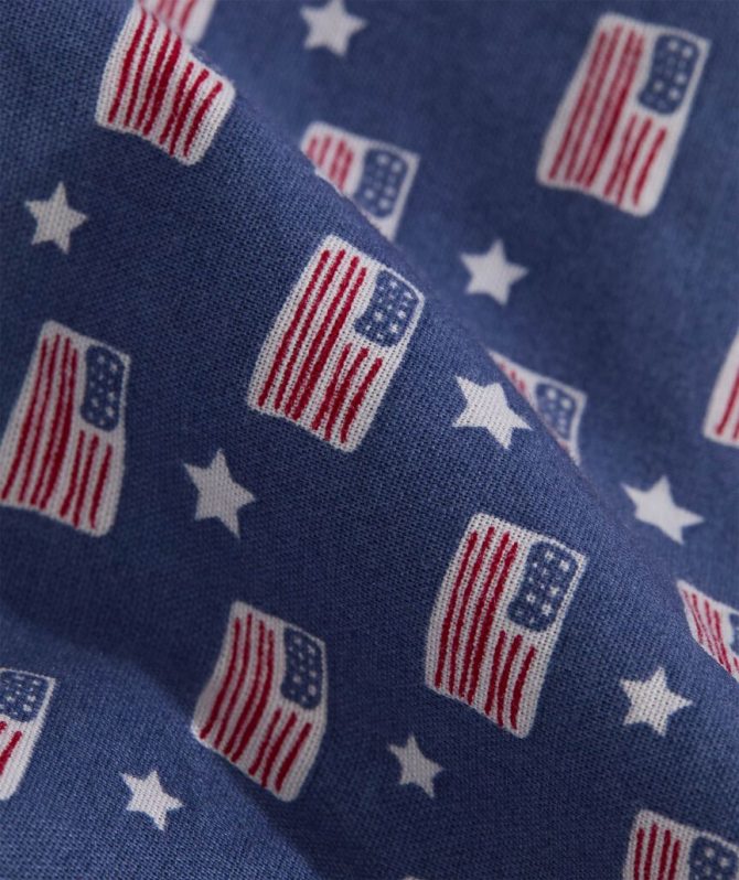 Flags & Stars Cotton Madras Short-Sleeve ShirtFlags & Stars Cotton Madras Short-Sleeve Shirt - Image 2