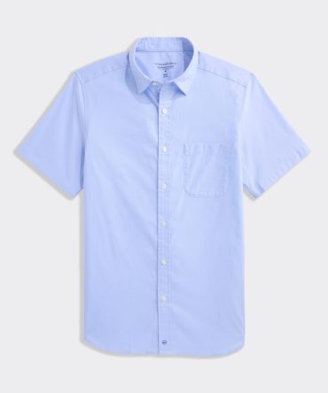 Breakwater Solid Performance Cotton Short-Sleeve ShirtBreakwater Solid Performance Cotton Short-Sleeve Shirt