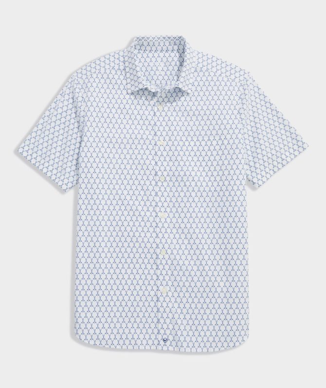 Country Clubs Performance Cotton Short-Sleeve ShirtCountry Clubs Performance Cotton Short-Sleeve Shirt