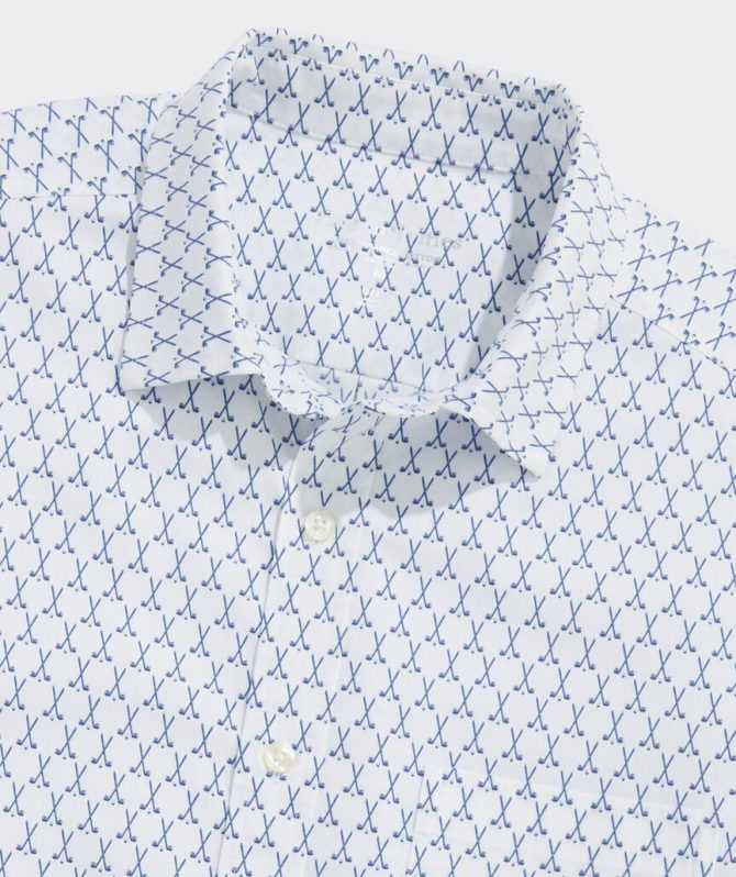Country Clubs Performance Cotton Short-Sleeve ShirtCountry Clubs Performance Cotton Short-Sleeve Shirt - Image 4