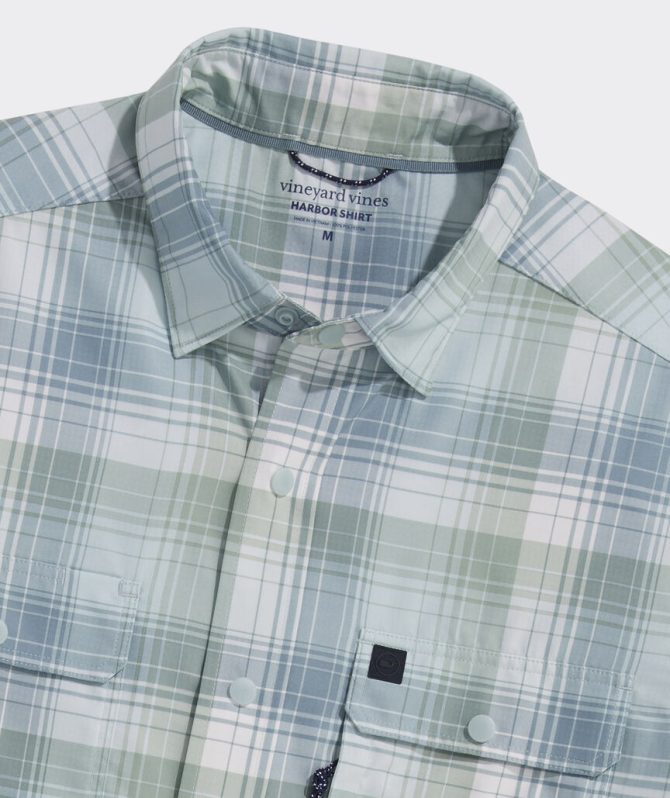 Deepwater Plaid Performance Harbor ShirtDeepwater Plaid Performance Harbor Shirt - Image 5