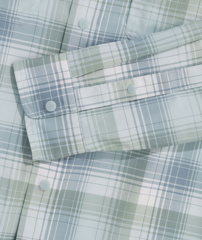 Deepwater Plaid Performance Harbor ShirtDeepwater Plaid Performance Harbor Shirt - Image 7