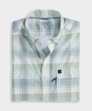 Deepwater Plaid Performance Harbor ShirtDeepwater Plaid Performance Harbor Shirt