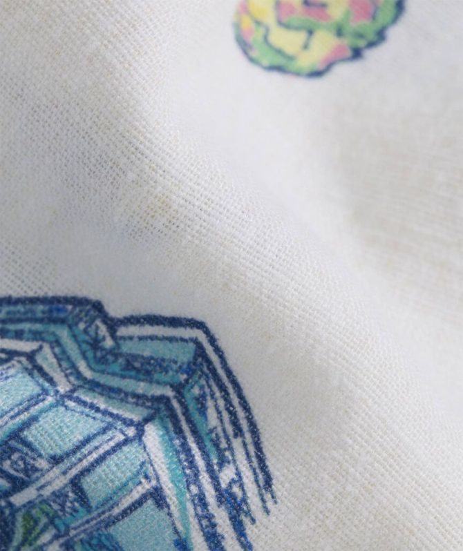 Gasparilla Icons Linen Blend Short-Sleeve ShirtGasparilla Icons Linen Blend Short-Sleeve Shirt - Image 3