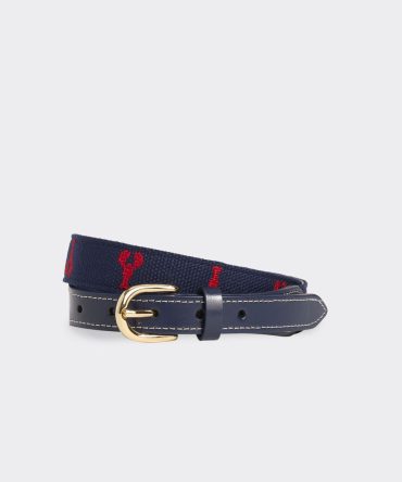Embroidered Lobster BeltEmbroidered Lobster Belt