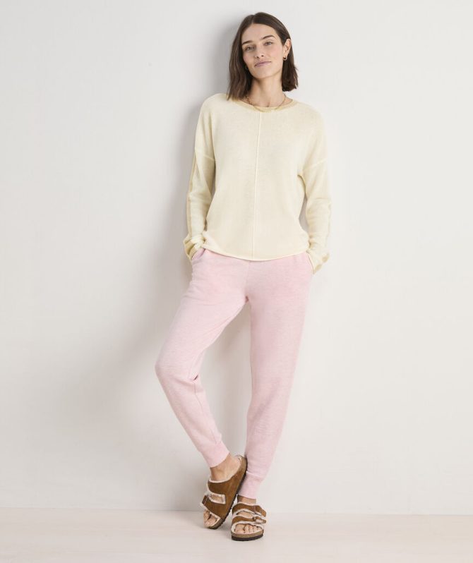 Seaspun Cashmere Colorblock Crewneck SweaterSeaspun Cashmere Colorblock Crewneck Sweater - Image 3