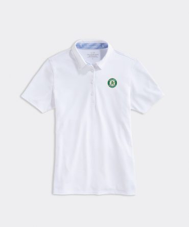 Women's Oakland Athletics Pique PoloWomen's Oakland Athletics Pique Polo
