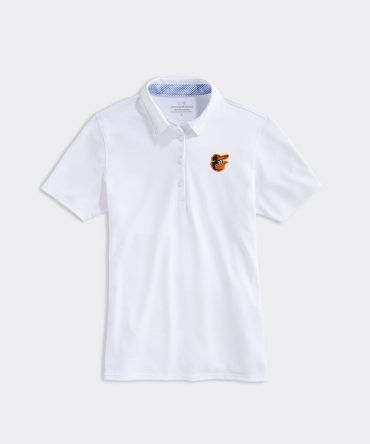 Women's Baltimore Orioles Pique PoloWomen's Baltimore Orioles Pique Polo