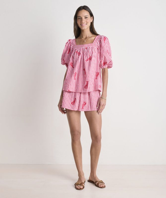 Nori Lobster Smocked ShortsNori Lobster Smocked Shorts - Image 5