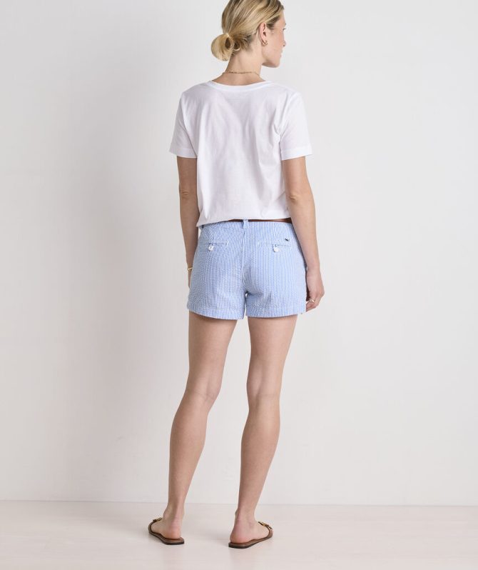 3 1/2 Inch Seersucker Every Day Shorts3 1/2 Inch Seersucker Every Day Shorts - Image 6