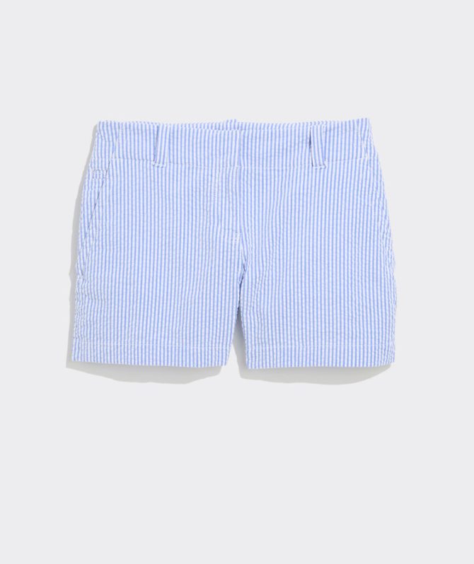 3 1/2 Inch Seersucker Every Day Shorts3 1/2 Inch Seersucker Every Day Shorts - Image 2