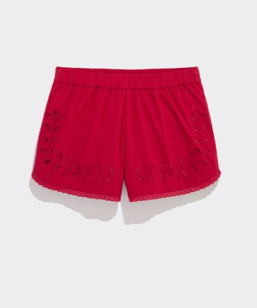 Eyelet Pull-On ShortsEyelet Pull-On Shorts