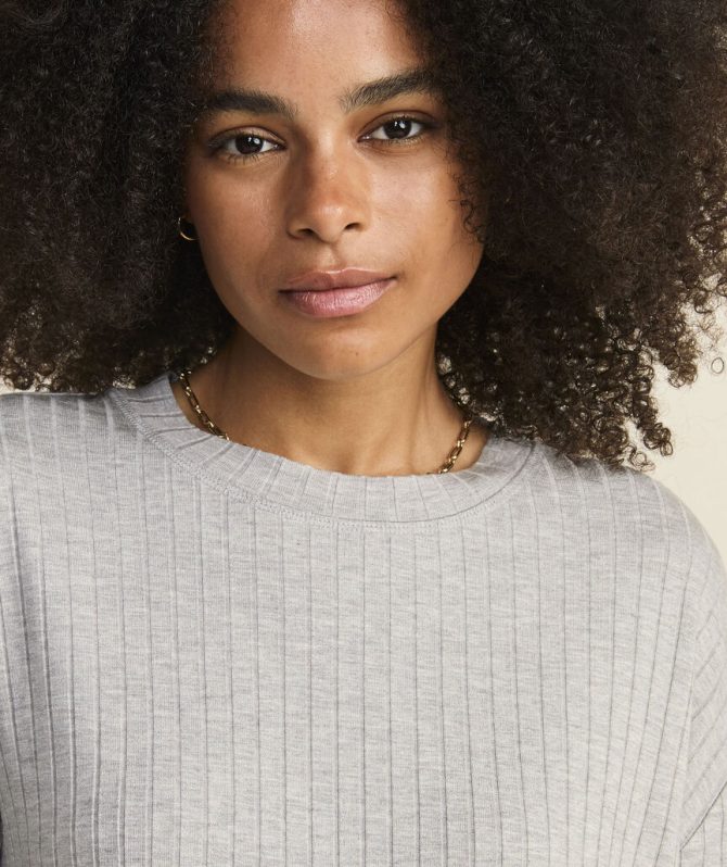 Ribbed Dreamcloth® CrewneckRibbed Dreamcloth® Crewneck - Image 4