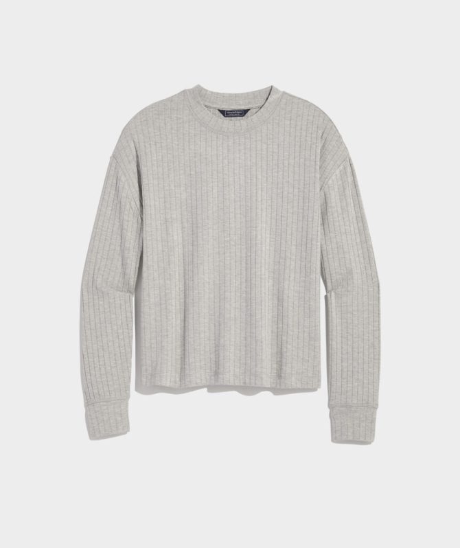Ribbed Dreamcloth® CrewneckRibbed Dreamcloth® Crewneck - Image 2