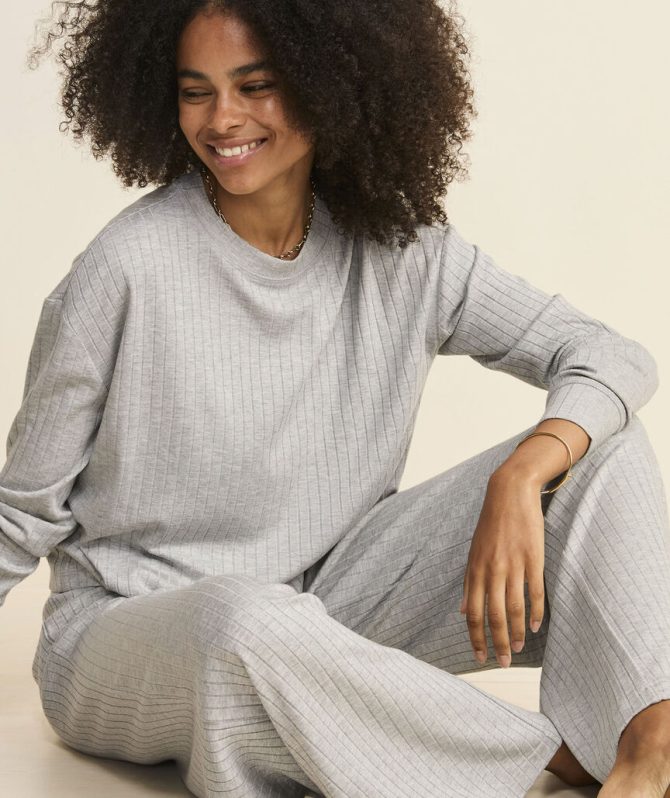 Ribbed Dreamcloth® CrewneckRibbed Dreamcloth® Crewneck - Image 5