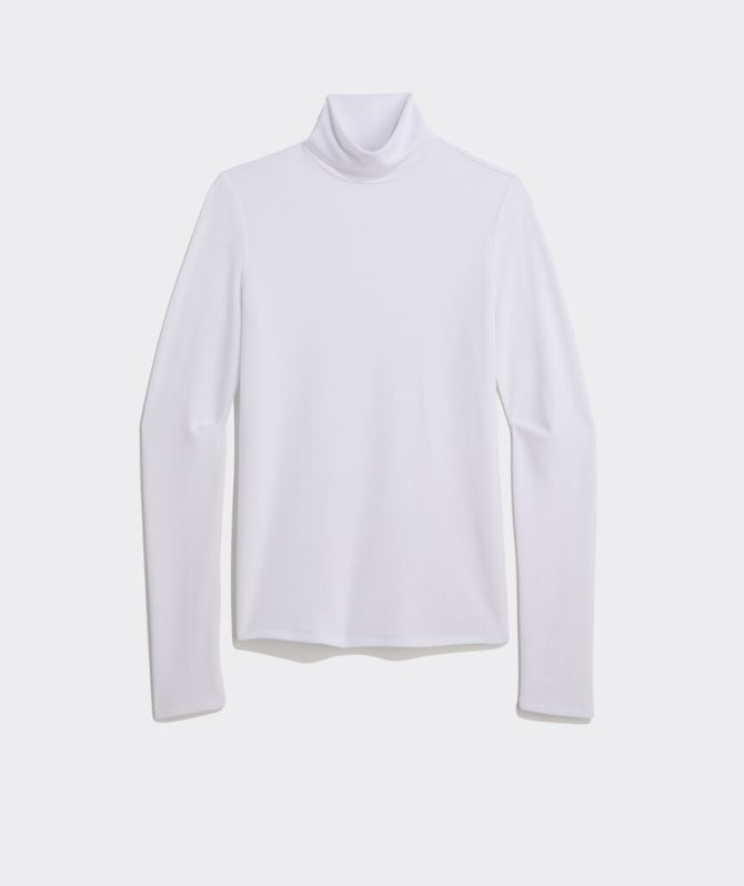 Luxe Pique TurtleneckLuxe Pique Turtleneck