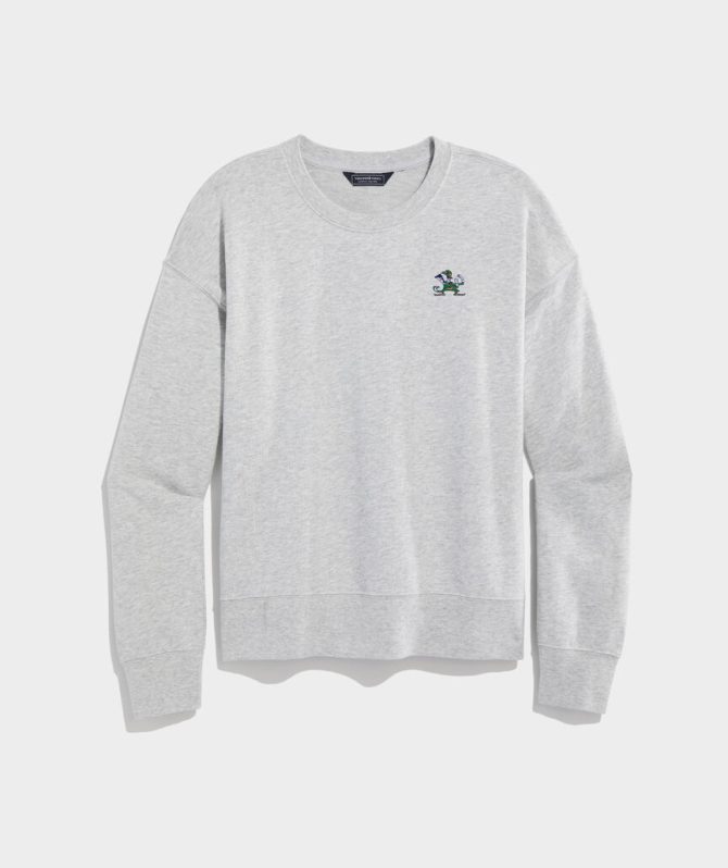 Women's University Of Notre Dame Crewneck SweatshirtWomen's University Of Notre Dame Crewneck Sweatshirt