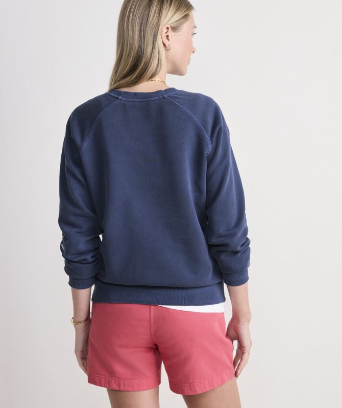 Americana Whale Surf Terry SweatshirtAmericana Whale Surf Terry Sweatshirt - Image 5