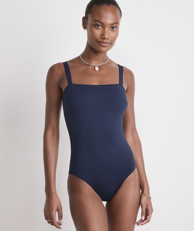 Southampton Square Neck One-PieceSouthampton Square Neck One-Piece