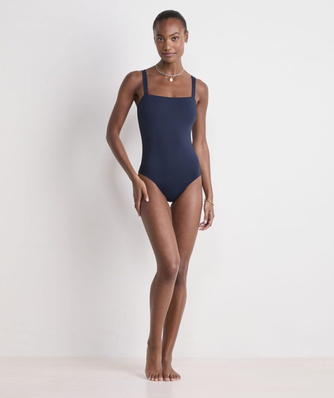 Southampton Square Neck One-PieceSouthampton Square Neck One-Piece - Image 3