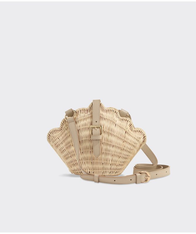 Wicker Clamshell ClutchWicker Clamshell Clutch - Image 7