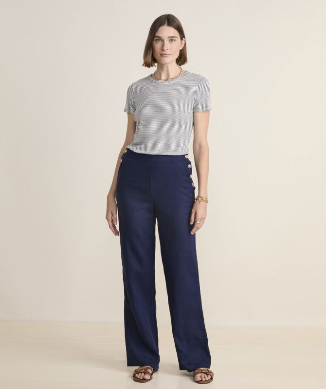 Linen Sailor PantsLinen Sailor Pants - Image 4
