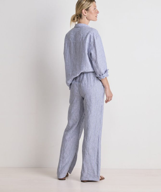 Tie-Waist Linen PantsTie-Waist Linen Pants - Image 5