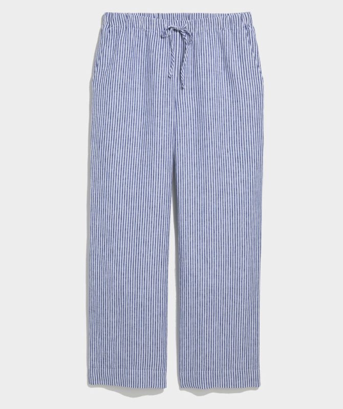 Tie-Waist Linen PantsTie-Waist Linen Pants - Image 2
