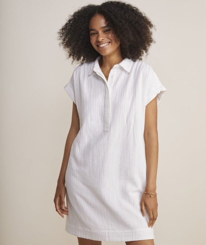 Margo Double Gauze ShirtdressMargo Double Gauze Shirtdress - Image 3