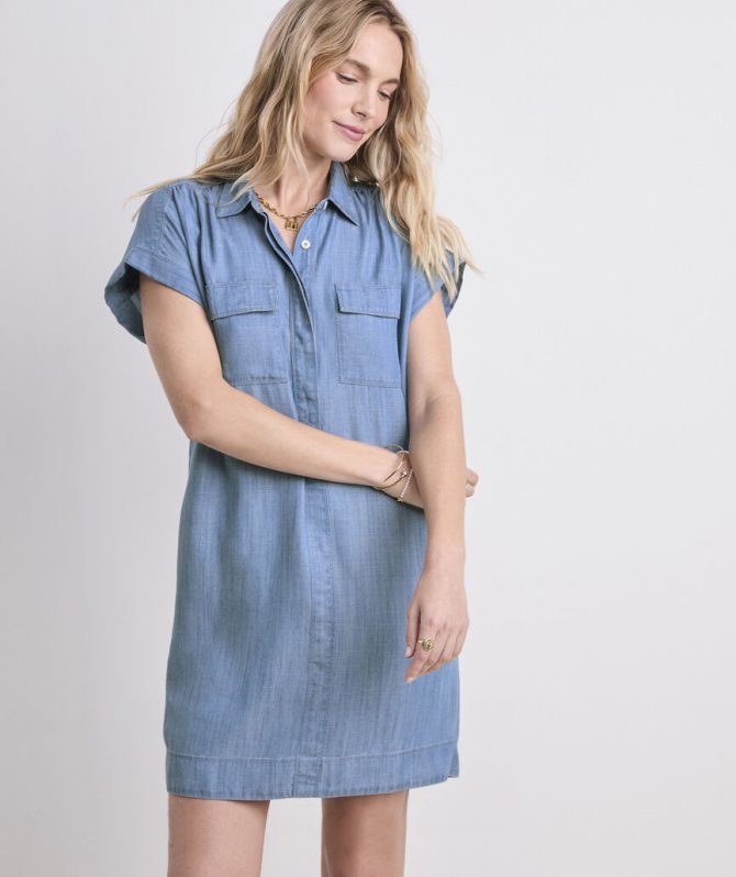Margo Chambray ShirtdressMargo Chambray Shirtdress - Image 8