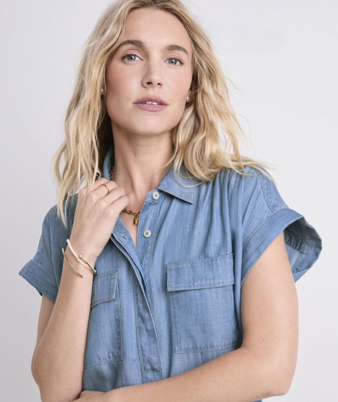 Margo Chambray ShirtdressMargo Chambray Shirtdress - Image 6