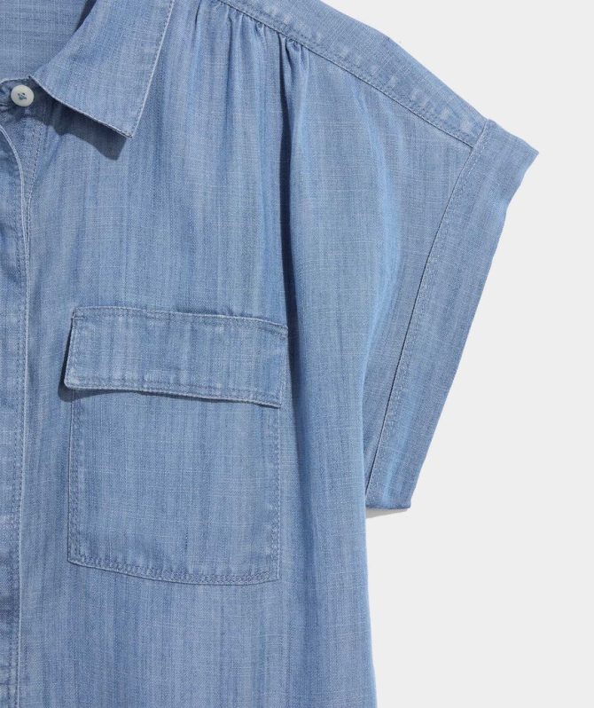 Margo Chambray ShirtdressMargo Chambray Shirtdress - Image 7