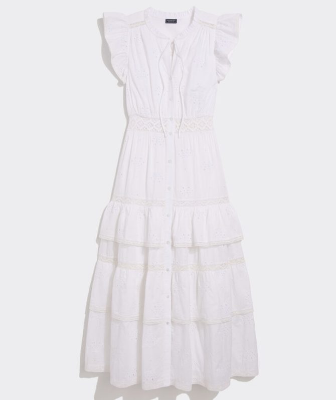 Christine Eyelet Shell DressChristine Eyelet Shell Dress - Image 2